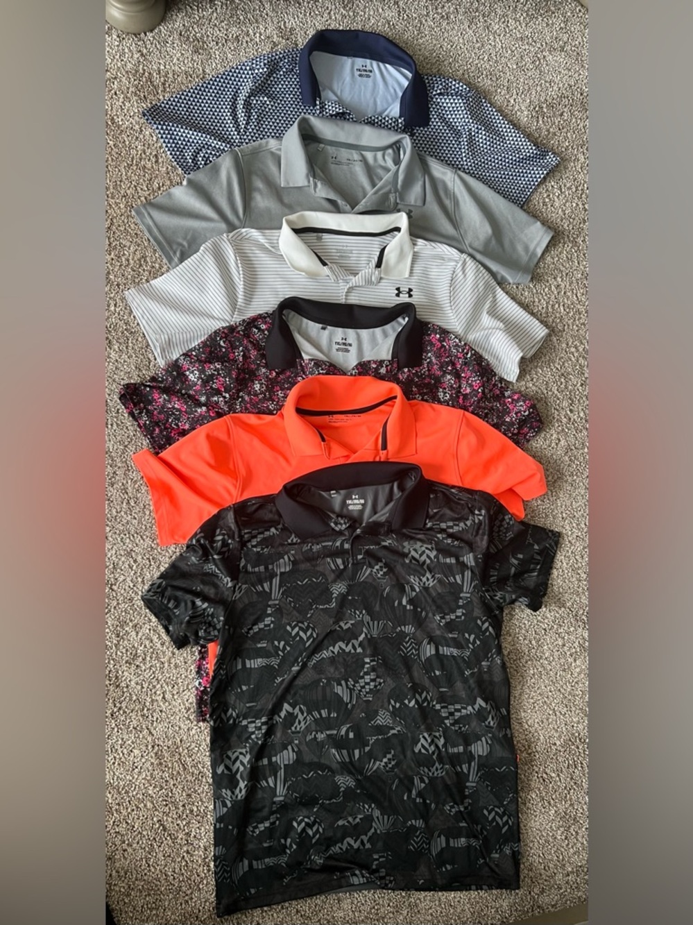 Boys Under Armour Polo Shirt Lot size XL